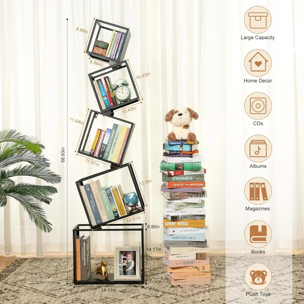 5-Tier Bookshelves, 67