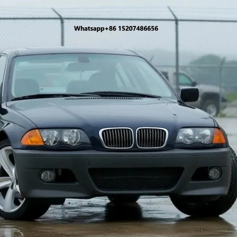 For e46 bumper Unpainted Fiberglass Wide Body Kit Fit for 3 Series E46 Coupe 1998-2002