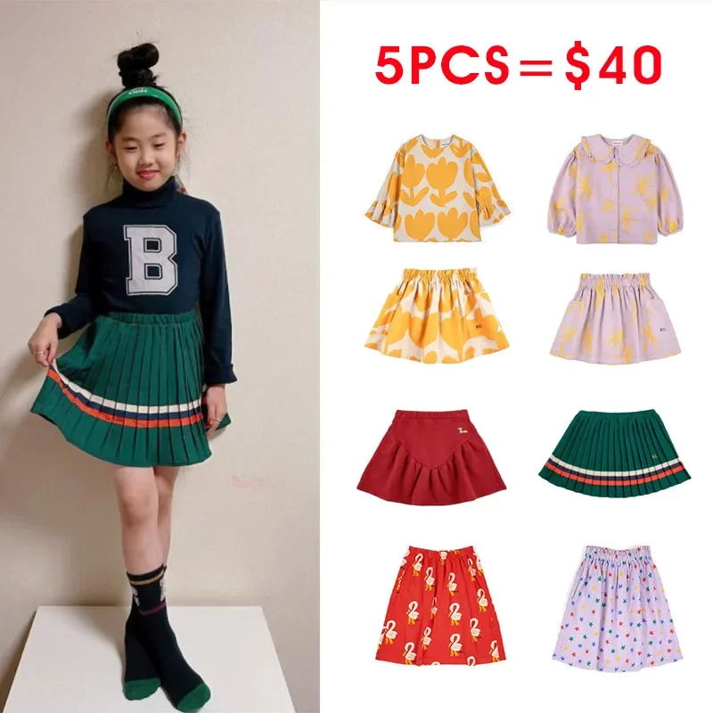 

Clearance 2023 BC Korean Kids Clothes Top Tshirt Long Sleeve Shirts Skirts For 2023 New Child Girls Winter Children's Clothing