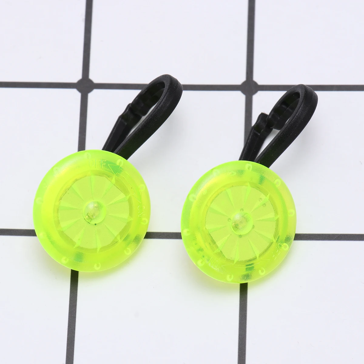 

2 Pcs Bag Lights Night Outdoor Sports Safe Device LED Strobe for Backpack Luggage Small Alarm