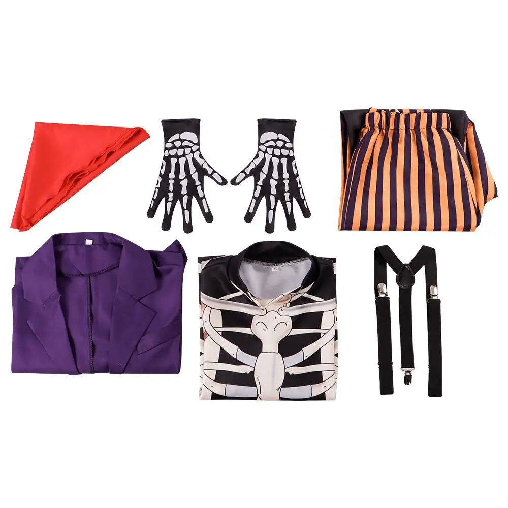 

Drs Come True Косплей Костюм Хэллоуин Костюм для выступлений из фильма eat andpa Hector Skeleton Outfit Традиционный китайский ко...