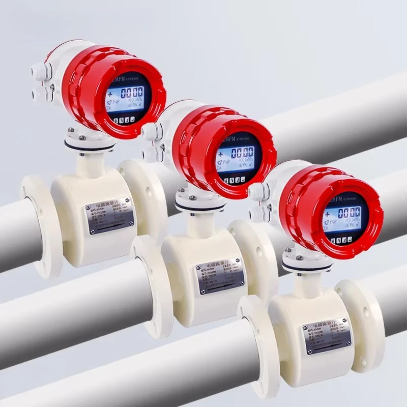 

High Accuracy New Magnetic Flowmeter 32 mm 4-20ma 316 Stainless Steel Split Type Electromagnetic Flowmeter with Data Logging