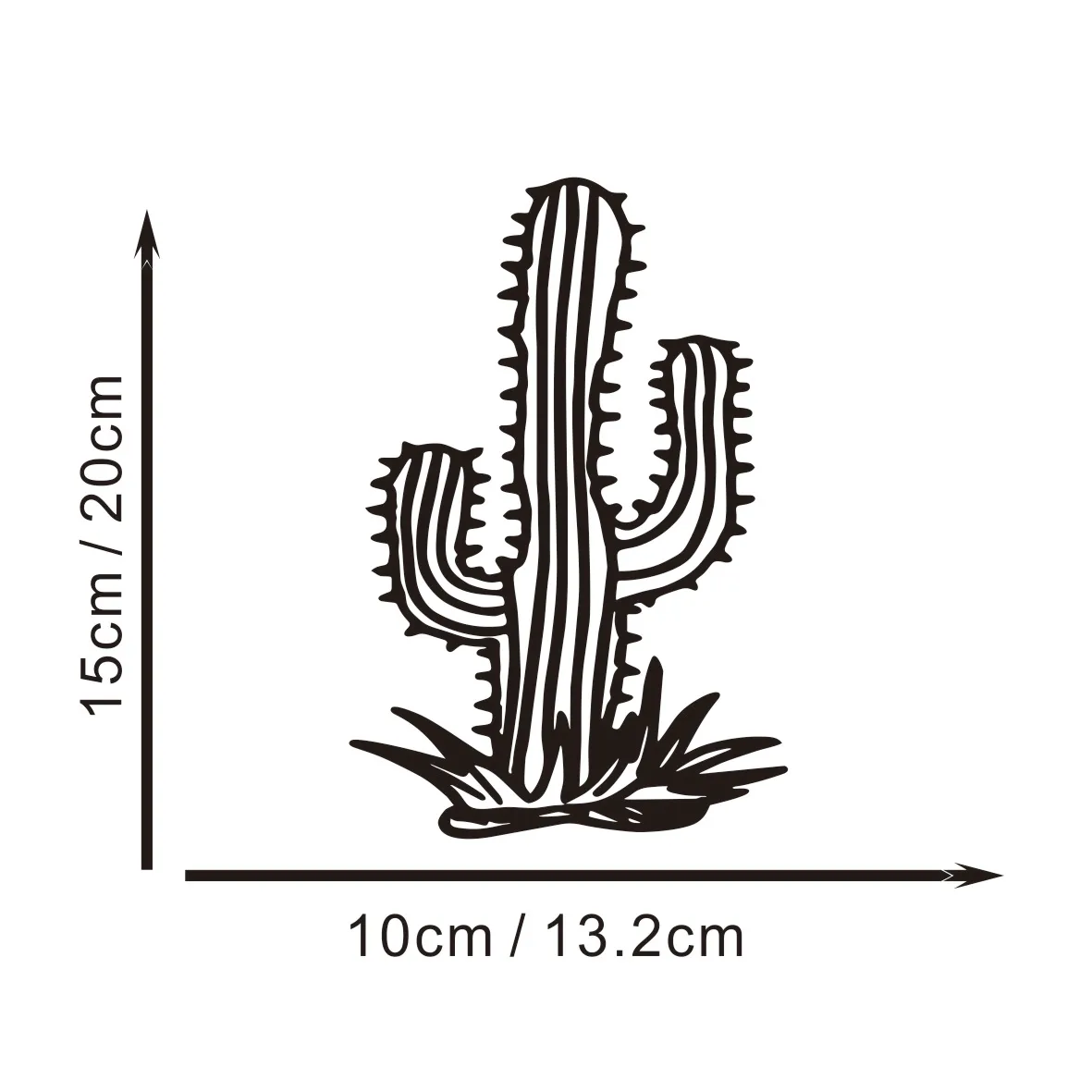

Adventure Desert Cactus Car Sticker - Waterproof & Creative for Motorcycle, Glass, Notebook
