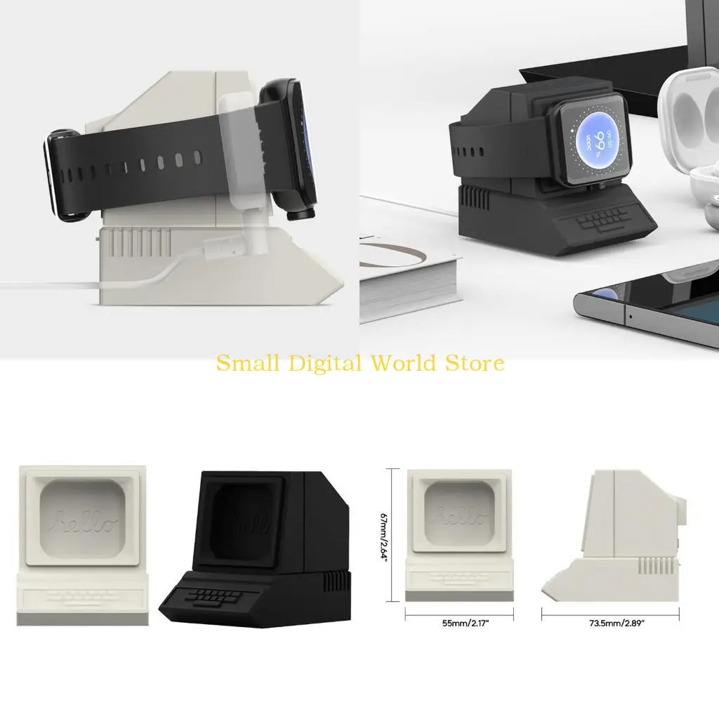 

77UB Silicone-Charger Support Stand Station Charging Dock Holder for Watch 3 3