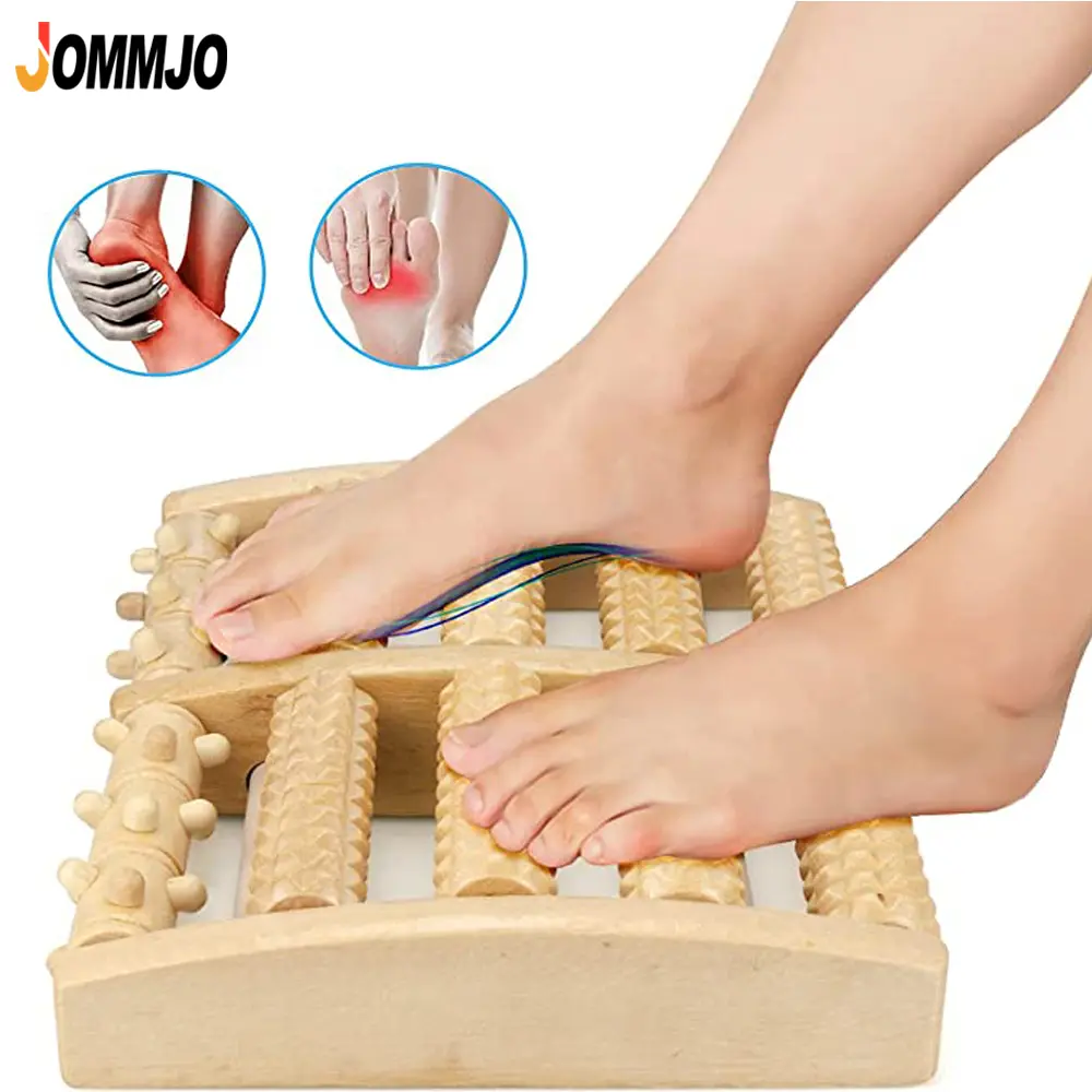 Rolo de pé para alívio da fascite plantar, massageador de pés para neuropatia e aumenta a circulação, esporão do calcanhar e relaxamento da dor no arco