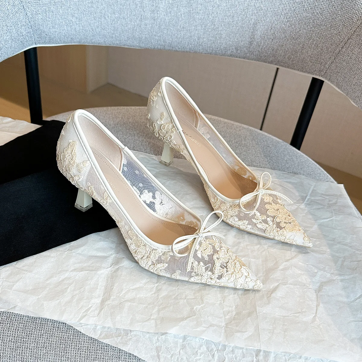 Creamy-white
