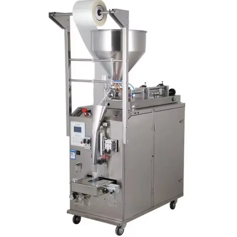 Ketchup Sauce Three Sides Sealing Filling Machine Sachet Packaging