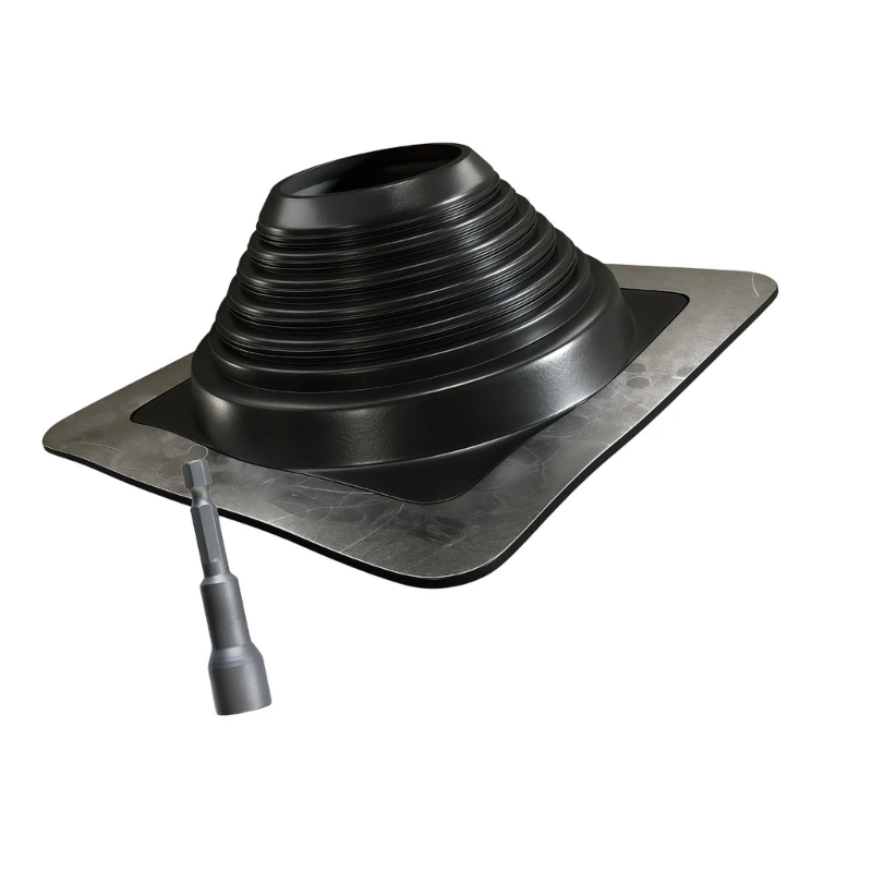 Strong Silicone Roof Ventilation Sleeve Roof Vent Flashing Roofs Ventilation Boot for Sealing Performances 