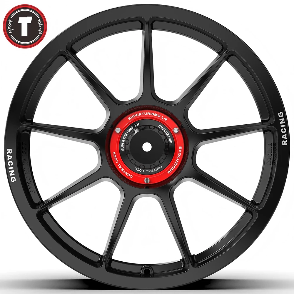 18x8.0J 5 Hole Multi‑Letter Edge Alloy Car Rims, PCD 5X114.3 ET 30 CB 73.1, Universal Aftermarket Wheels