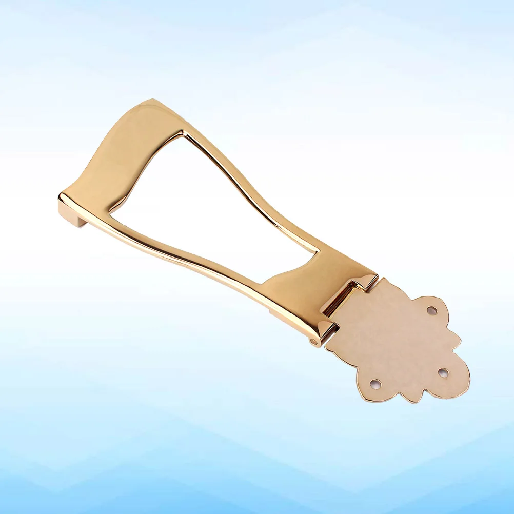 

Jazz Bridge Tailpiece for 6-string Arched Guitar Electric Archtop Height Adjustable GA418 Guitar Parts Accessories