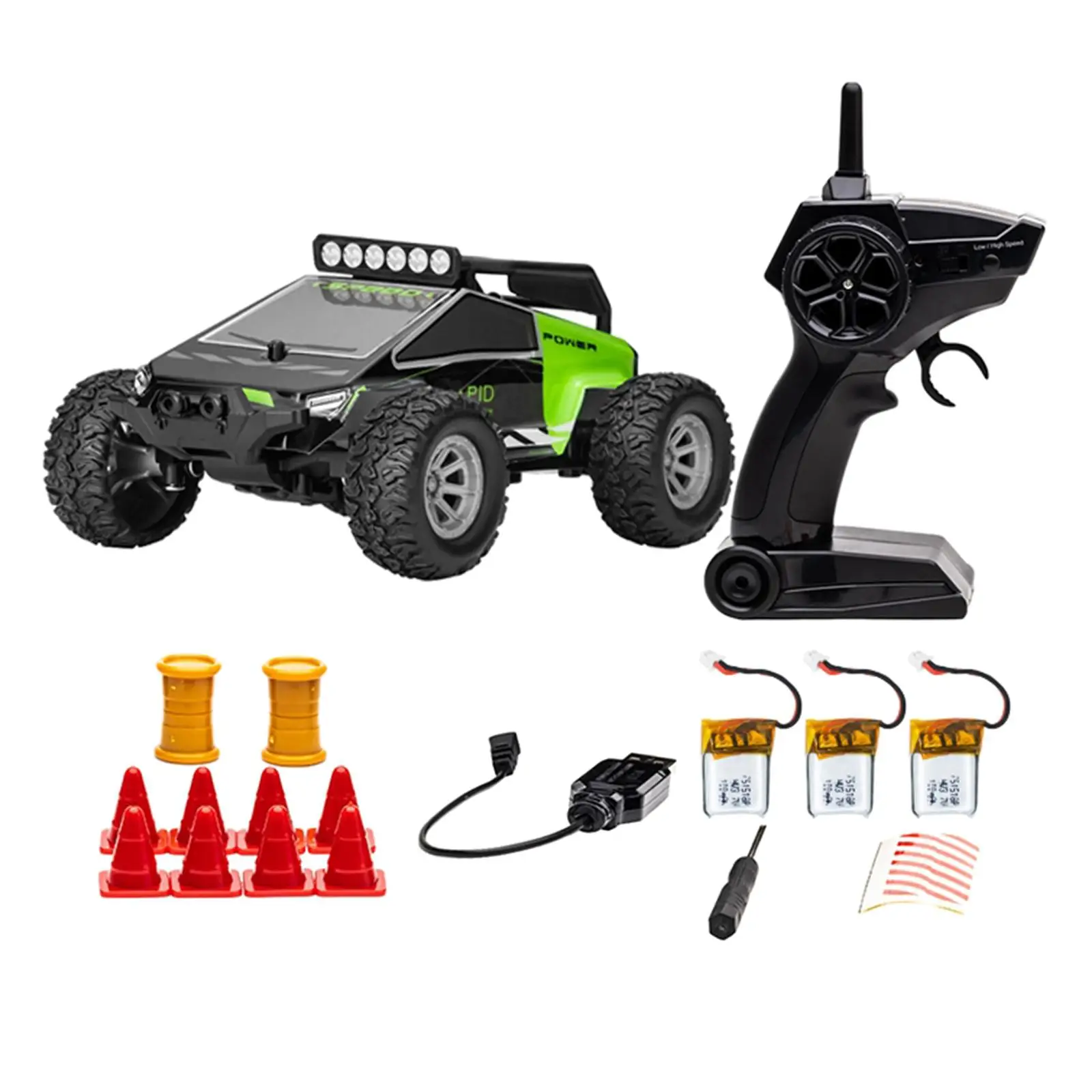 1:32 Scale High Speed 2WD RC Car Remote Control Racing Vehicle Car Toy