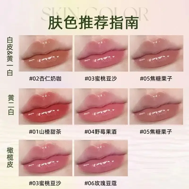 Romanticbeauty Lip Plumper Jelly lápiz labial de larga duración brillo de labios sólido hidrata el esmalte de labios lápiz labial maquillaje de belleza