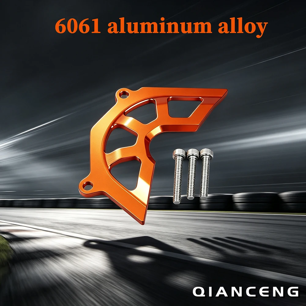 CNC Aluminum Chain Guard Front Sprocket Cover  Protector FOR RC390 RC401 390DUKE Husqvarna Vitpilen 401 2017-2020