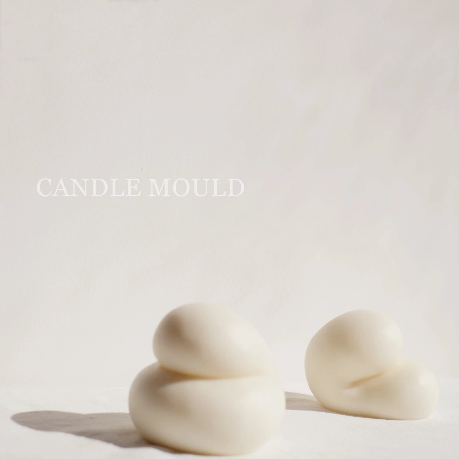 

Unique Shaped Stacked Bendy Twist Round Abstract Soy Wax Mold for Making Aesthetic Goober Scented Candles Soap Silicone Mould