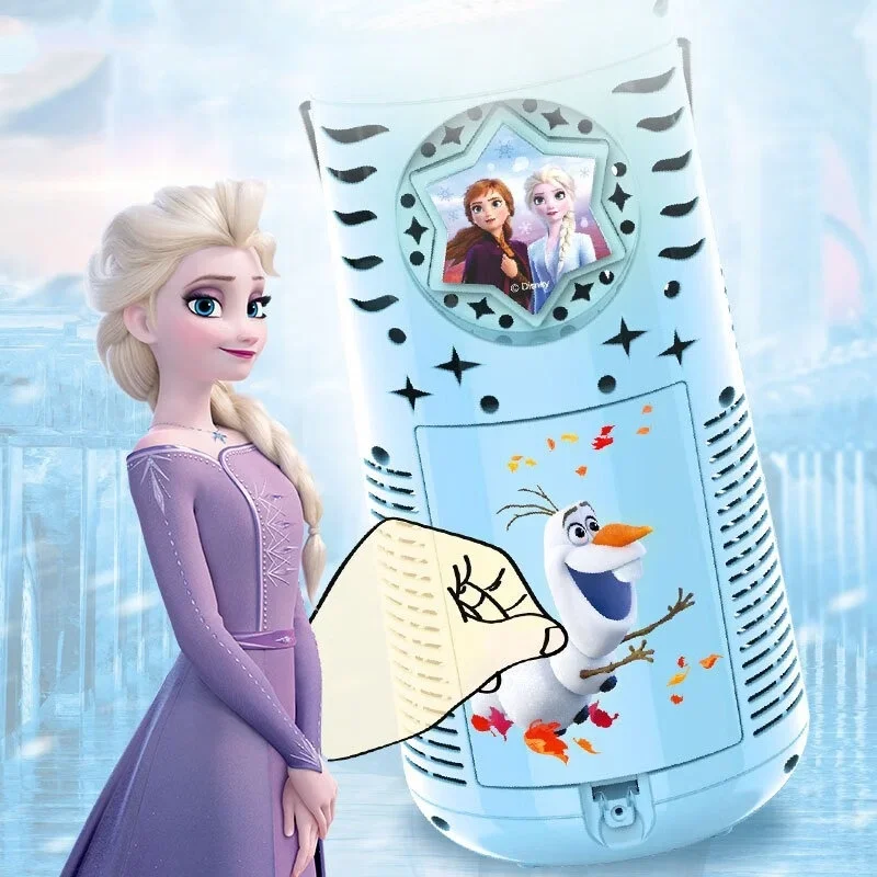 Disney Frozen Series 33 Holes Bubble Machine Toys Party Atmosphere Portable Electric Bubble Fireworks Girls Children'sToy Gift