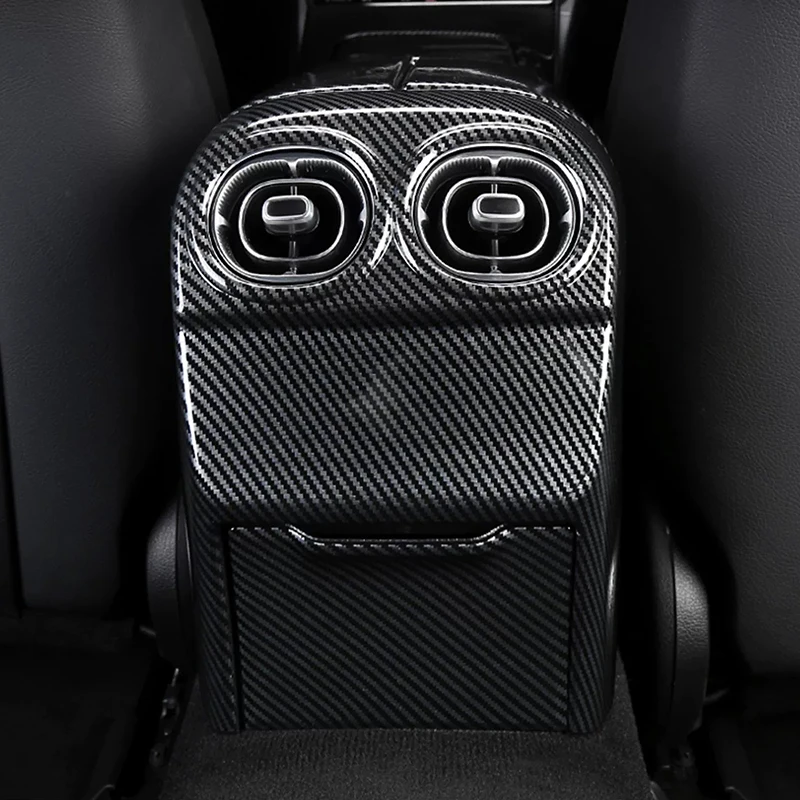 

Carbon Fiber Car Styling Color Rear Air Conditioning Outlet Frame Decoration Cover Trim For Mercedes Benz C Class W206 2022 2023