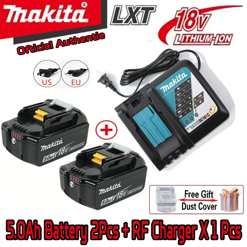 

Original Makita 6Ah/5Ah/3Ah for Makita 18V Battery BL1830B BL1850B BL1850 BL1840 BL1860 BL1815 Replacement Lithium Battery