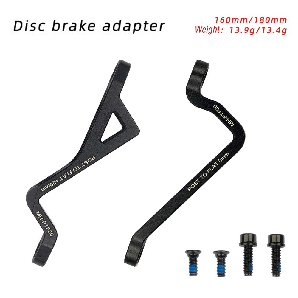 Adaptador de Freno de Disco para Bicicleta, de Post Mount a Flat Mount, para Caliper de Freno de Disco Delantero y Trasero, PM a FM, para Rotor de 160-180 mm