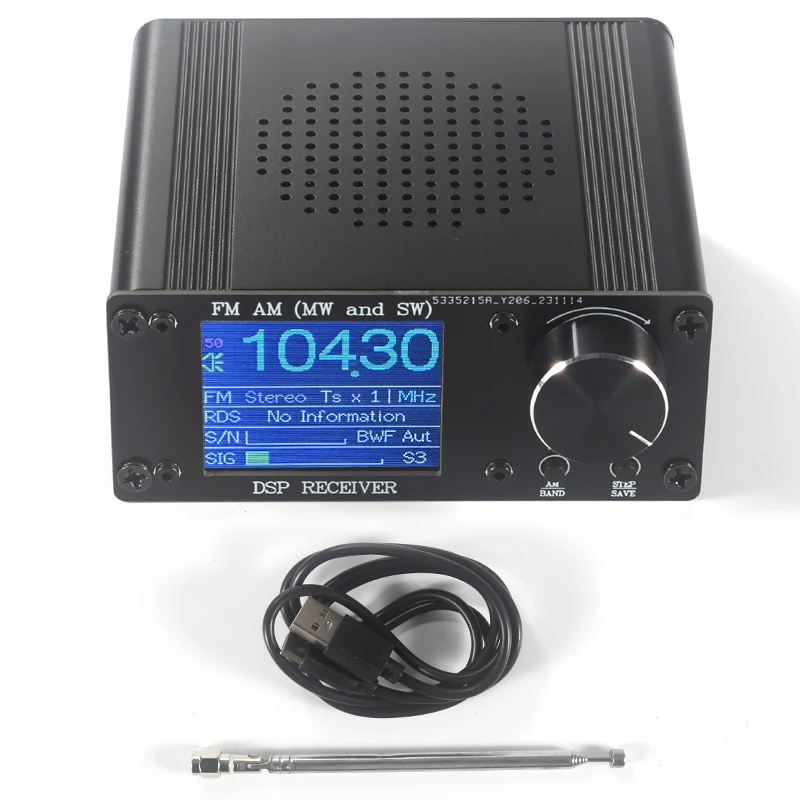 ATS-80 FM/AM Radio FM AM Farbbildschirmanzeige Power Down Storage