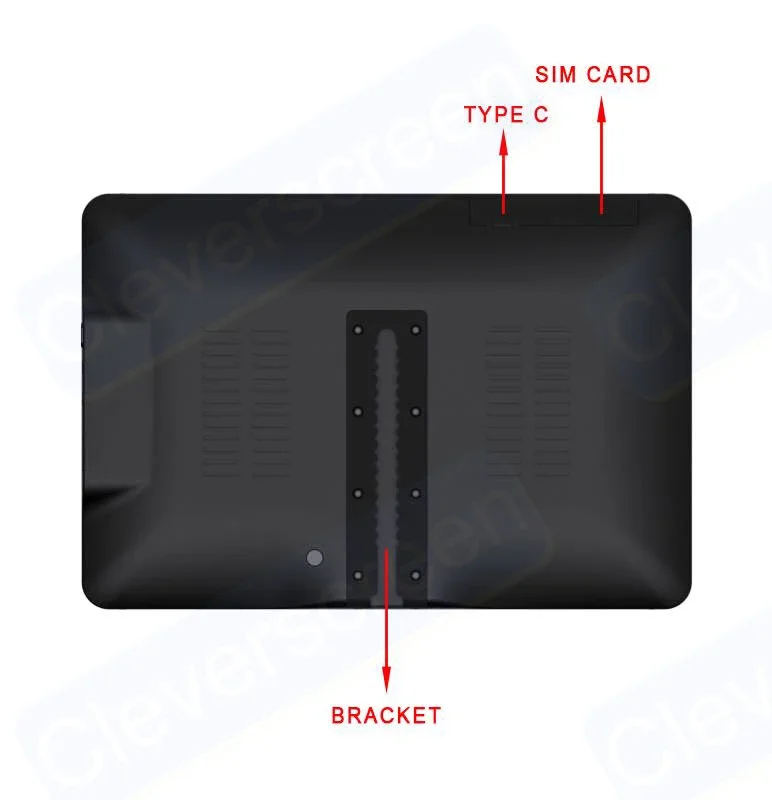 Lecteur DVD stéréo universel Android TV pour voiture, moniteur de siège arrière, moniteur de repos de sauna, prise en charge USB 4 Gepiand, haute qualité, 10.1 pouces