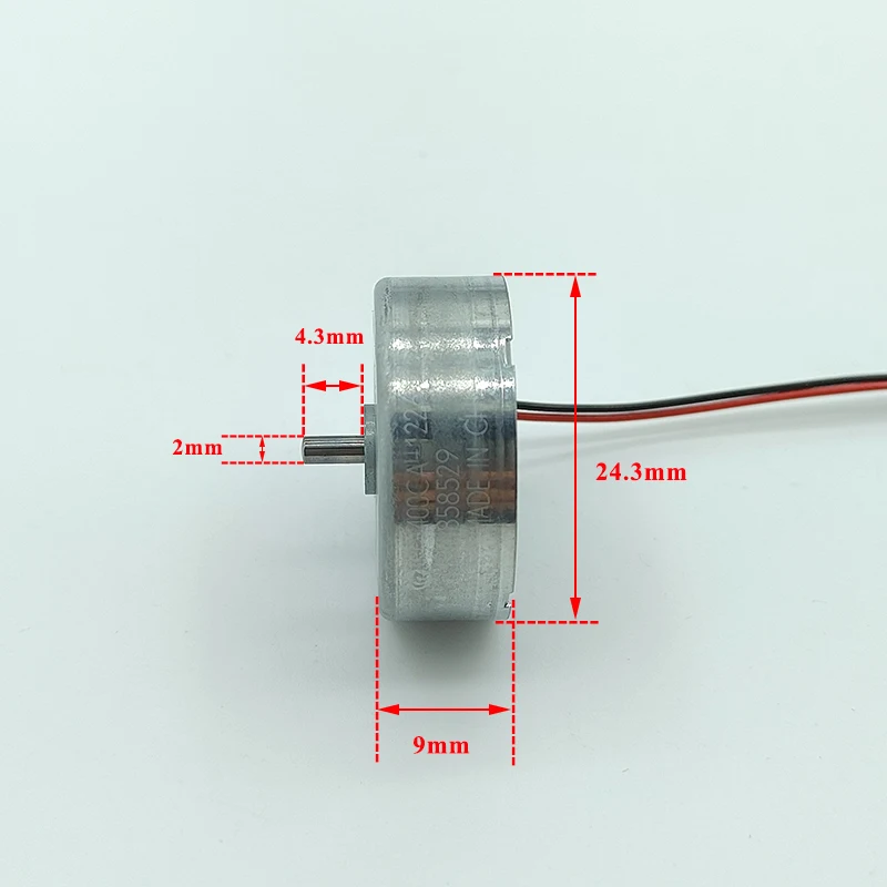 ZGA12-N10 Metal Gear Reduction Motor DC 3V-4.2V 63RPM 1:216 Ratio, 10D Shaft Micro Geared Motor for Robot, Smart Lock, DIY