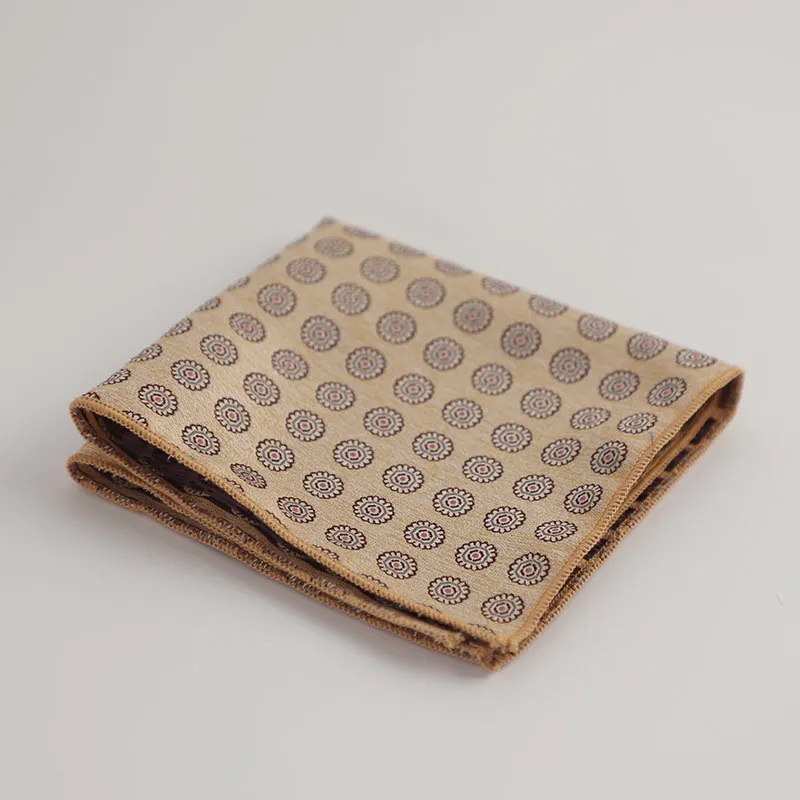 Il caffè può essere abbinato con il vestito Maillard Asciugamano da tasca Accessori da uomo Asciugamano quadrato Fazzoletto da solo 24 * 24 cm