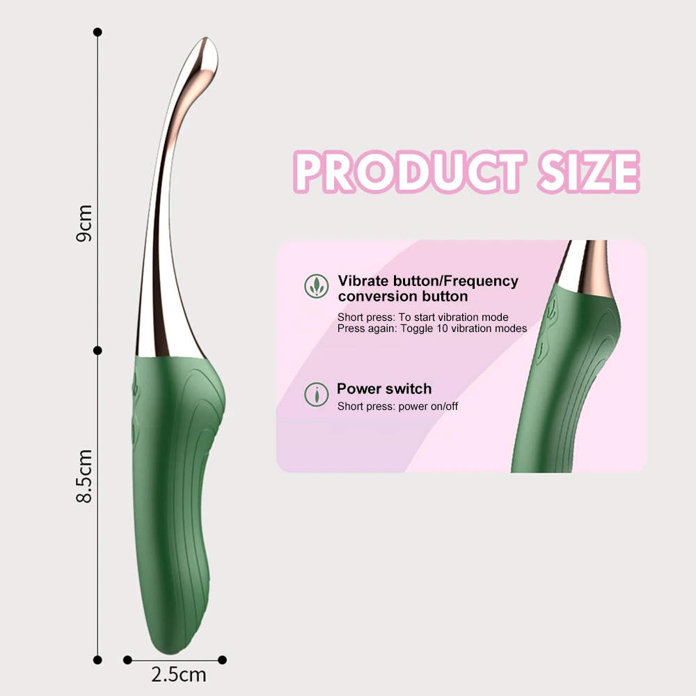 G 스팟 진동기 강력한 고주파 진동기 Clitoris 젖꼭지 자극기 자위대 마사지 섹스 토이 for 여성 성인