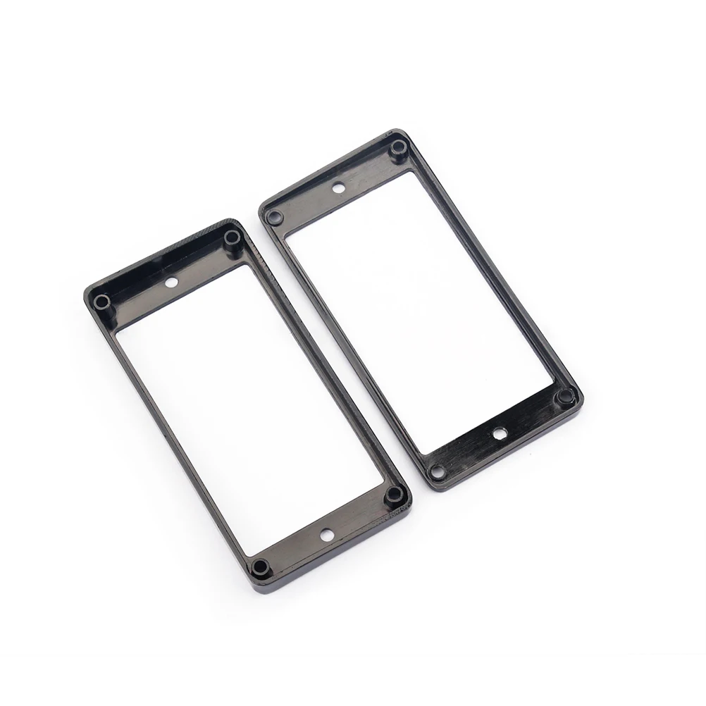 

2Pcs Black Arc Humbucker Frame Electric Guitar Metal Replacement Mounting Ring Pickup Accessories Guitar Components