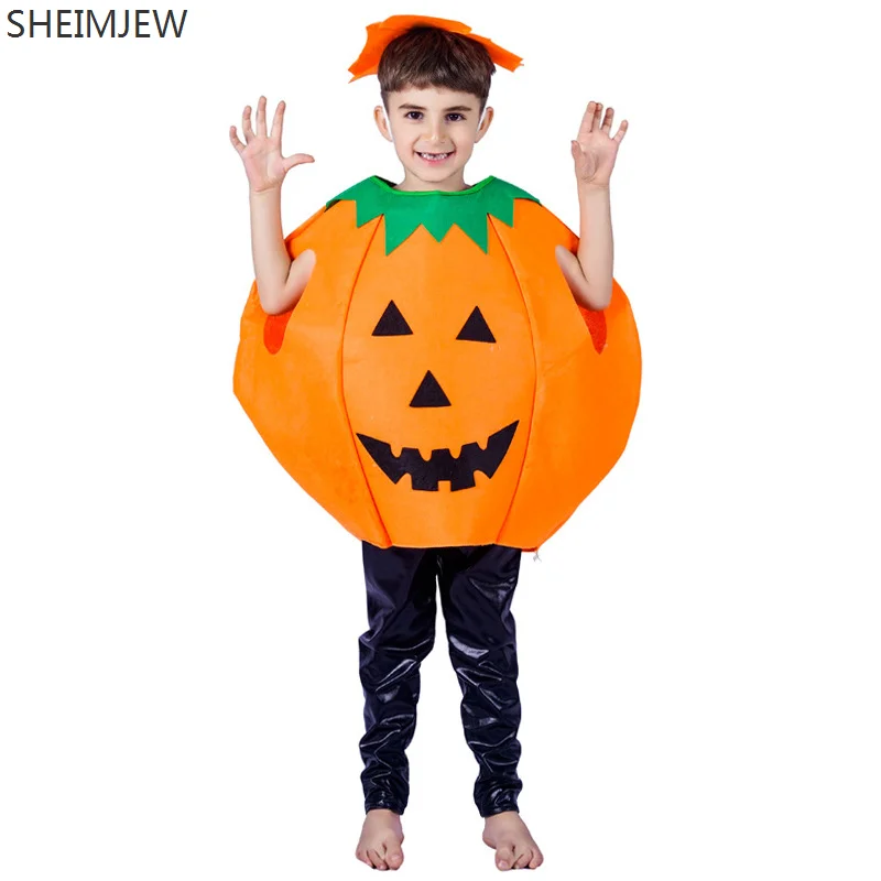 

New Children's Cute Pumpkin Cosplay Costume Halloween Masquerade Performance Costumes Carnival Party Stage Dress Up