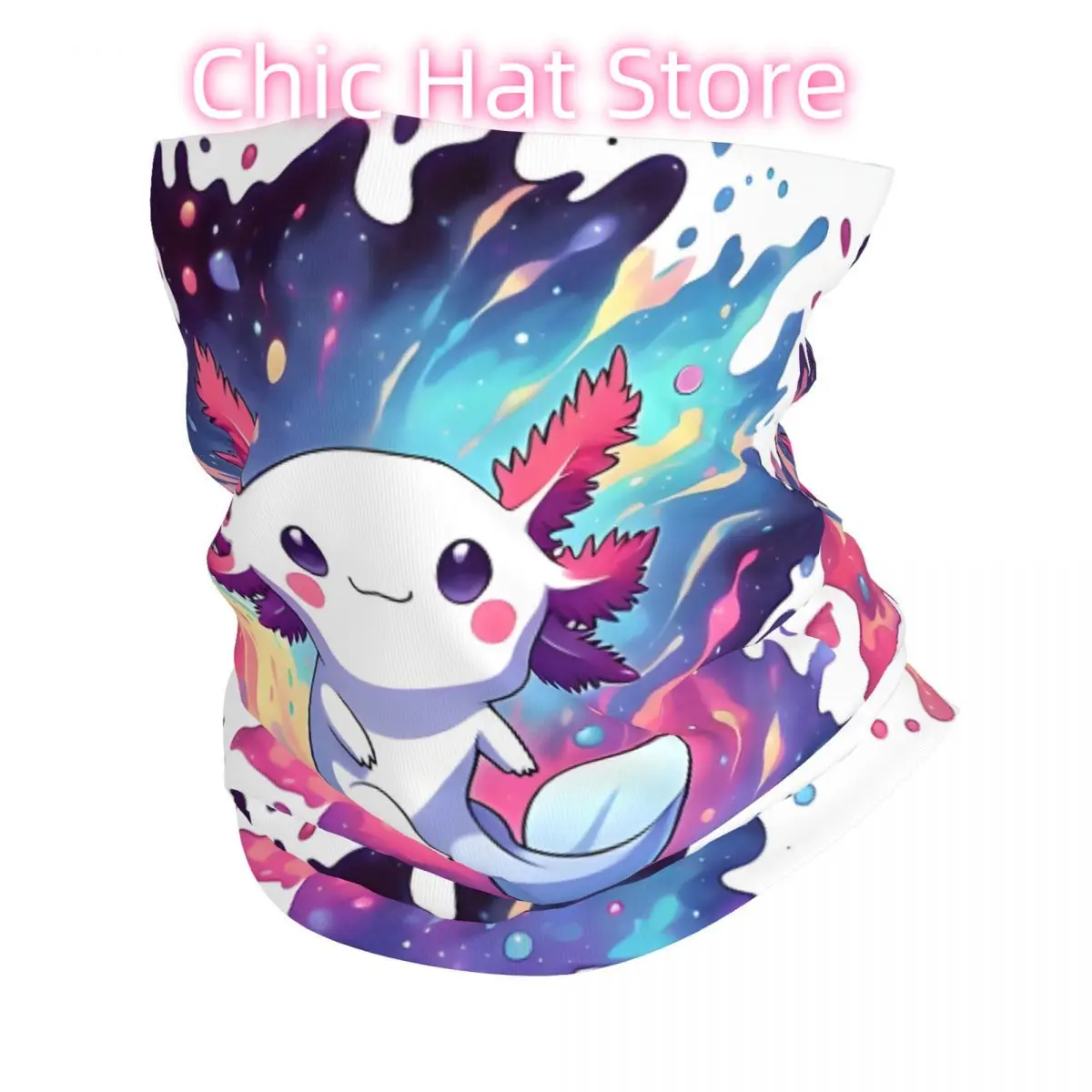 

Милая повязка на голову аксолотля, теплая мужская лыжная повязка для бега, шарф-труба, медицинская бандана для лица медсестры, гетры