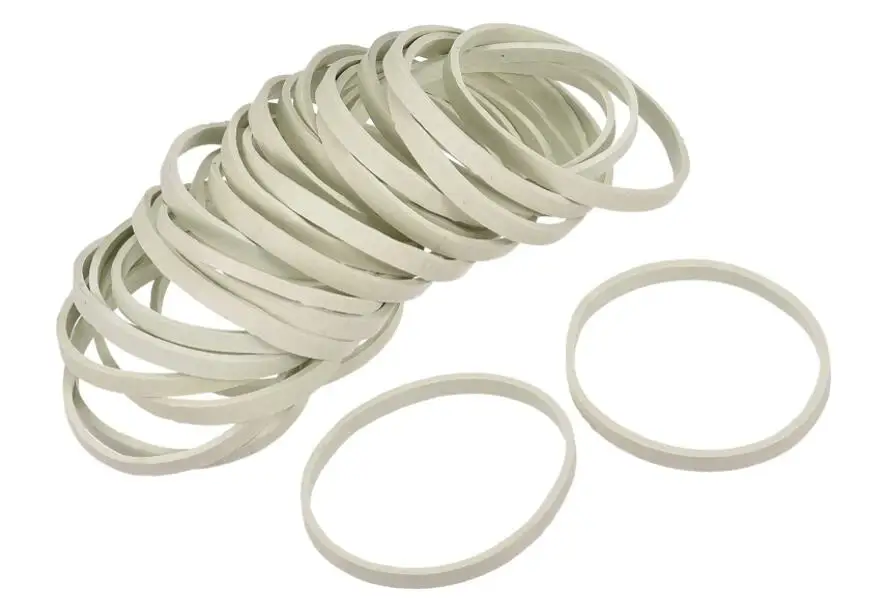 

Diameter 50mm Elastic White Rubber Bands For Package Packing Packaging - 20/50/100 You Pick