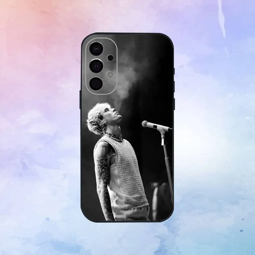 MGK M-Machine-G-UN K-Kelly Phone Case For Samsung S25,S24,S21,S22,S23,S30,Ultra,S20,Plus,Fe,Lite,Note,10,9,5G Black Cover #4