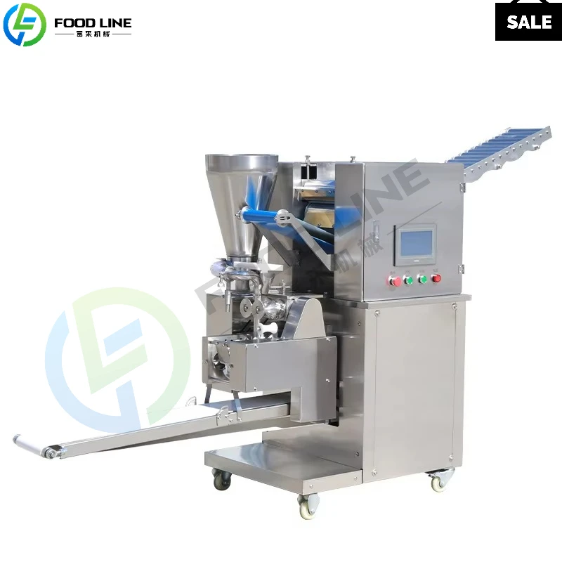 ماكينة صنع السمبوسة الأوتوماتيكية المباشرة من المصنع ماكينة صنع الزلابية عالية الكفاءة لخطوط تجهيز الأغذية
