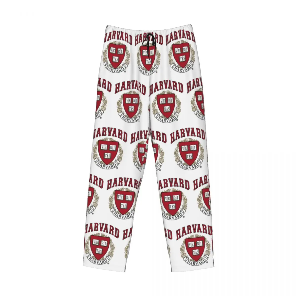 Custom Harvard Medical School Pajama Pants Men Sleepwear Sleep Lounge Bottoms with Pockets