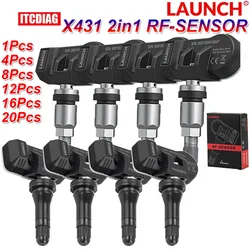 LAUNCH X431 2 in 1 RF-SENSOR 315MHz & 433MHz TPMS Sensor Tire Repair Tools Scanner Tire Pressure Sensors Tester Programming