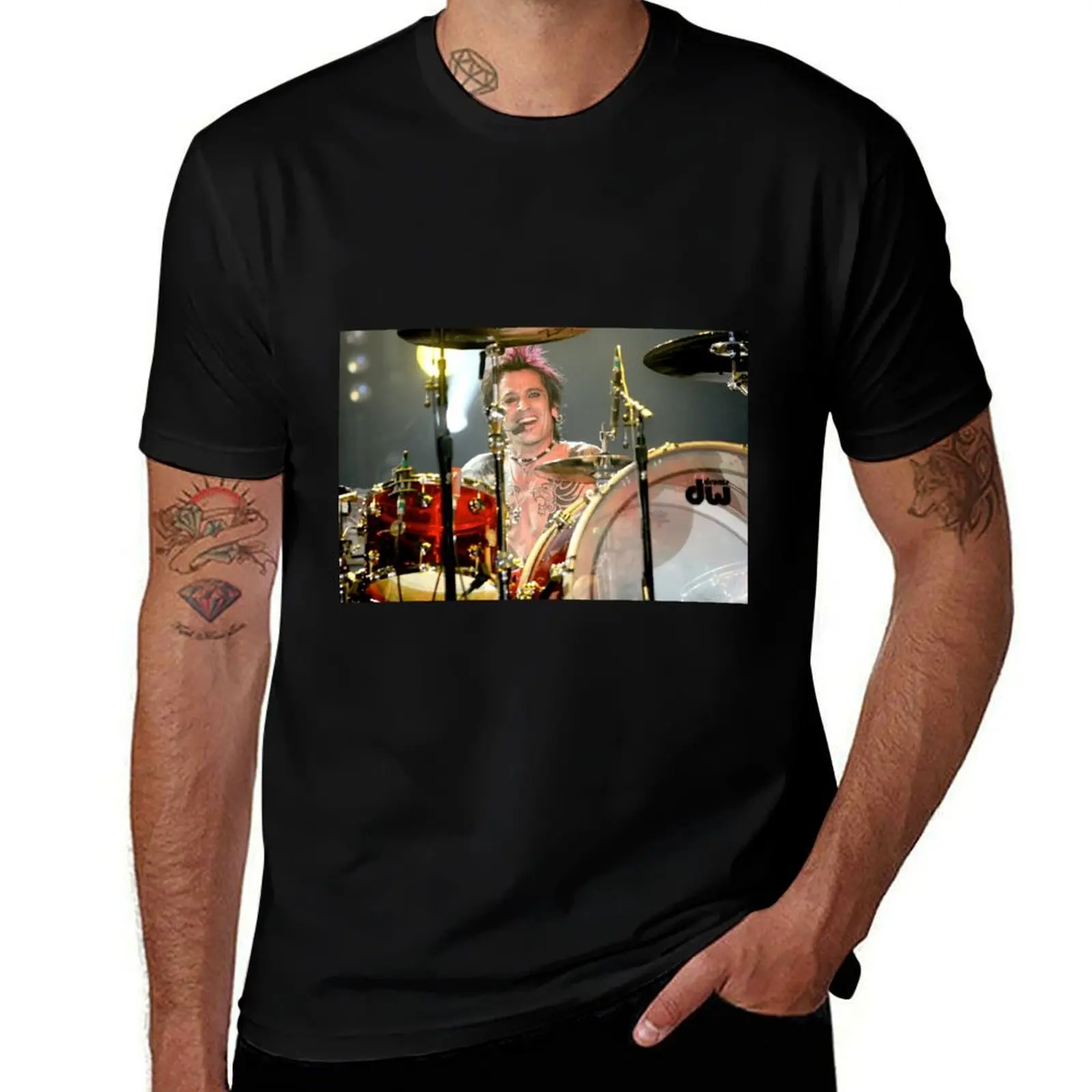 Tommy Lee Photograph T-Shirt man t shirt graphic T-Shirt