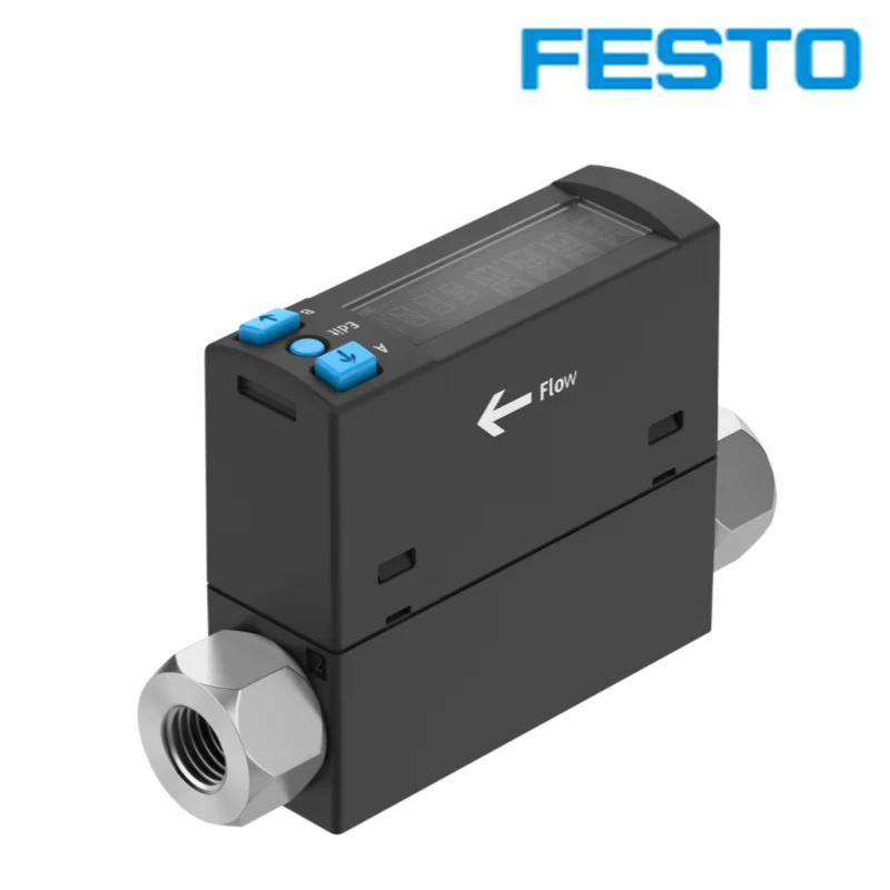 FESTO Flow sensors 8058476-SFAH-100U-G14FS-PNLK-PNVBA-M8 Gas flow sensor Suitable Suitable for compressed air monitoring