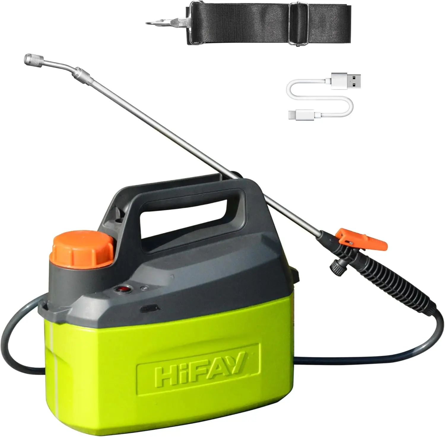 

1 Gallon Electric Sprayer with 4000mAh Battery, Copper-Nickel Nozzle, Telescopic Wand Up to 28 Inches