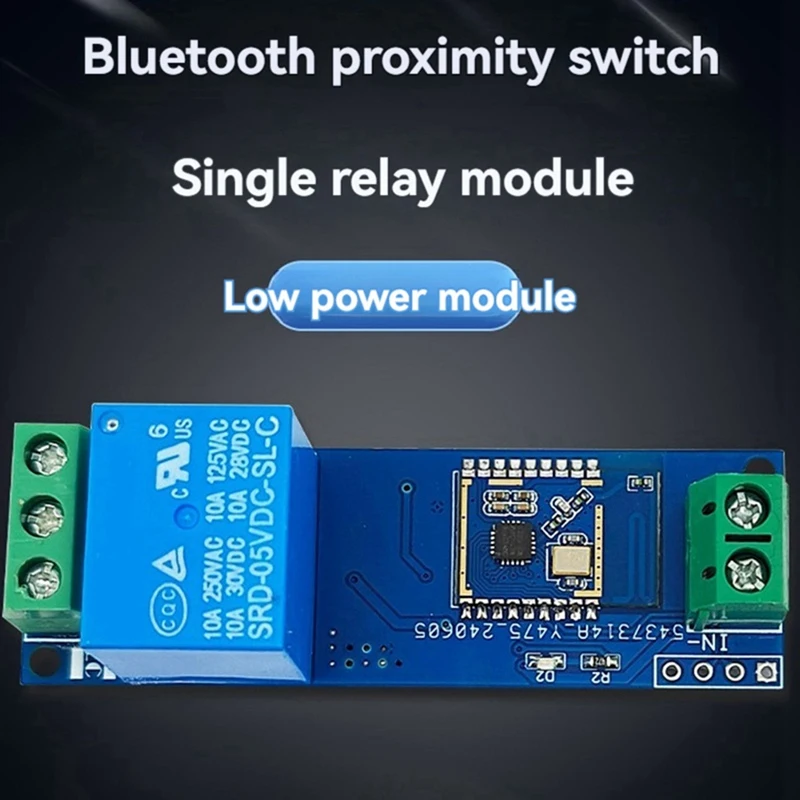 Módulo de relé único aa08i, módulo de interruptor de proximidade bluetooth, sensor automático, módulo de desbloqueio de proximidade de telefone celular