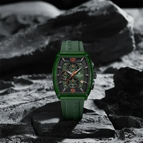 Imagen 2 del producto NAVIFORCE relojes originales para Hombre Reloj de pulsera de cuarzo resistente al agua correa de silicona fecha luminosa Reloj Masculino Casual Reloj Hombre 2025