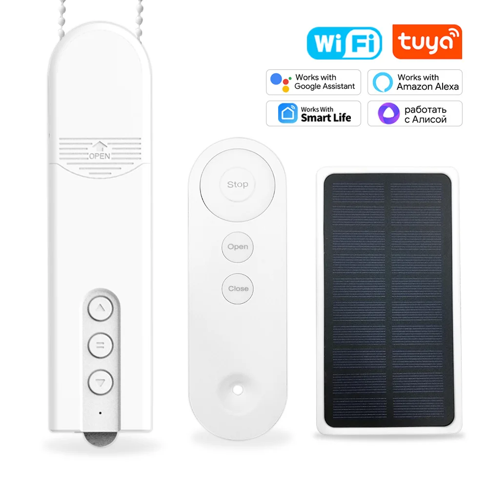 Смарт-роллеры Tuya с Wi-Fi и электроприводом
