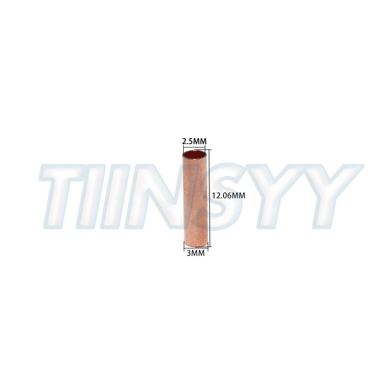 100Pcs Copper Ring Terminal Wire Crimp Connector Bare Cable Battery Terminals Soldered Connectors