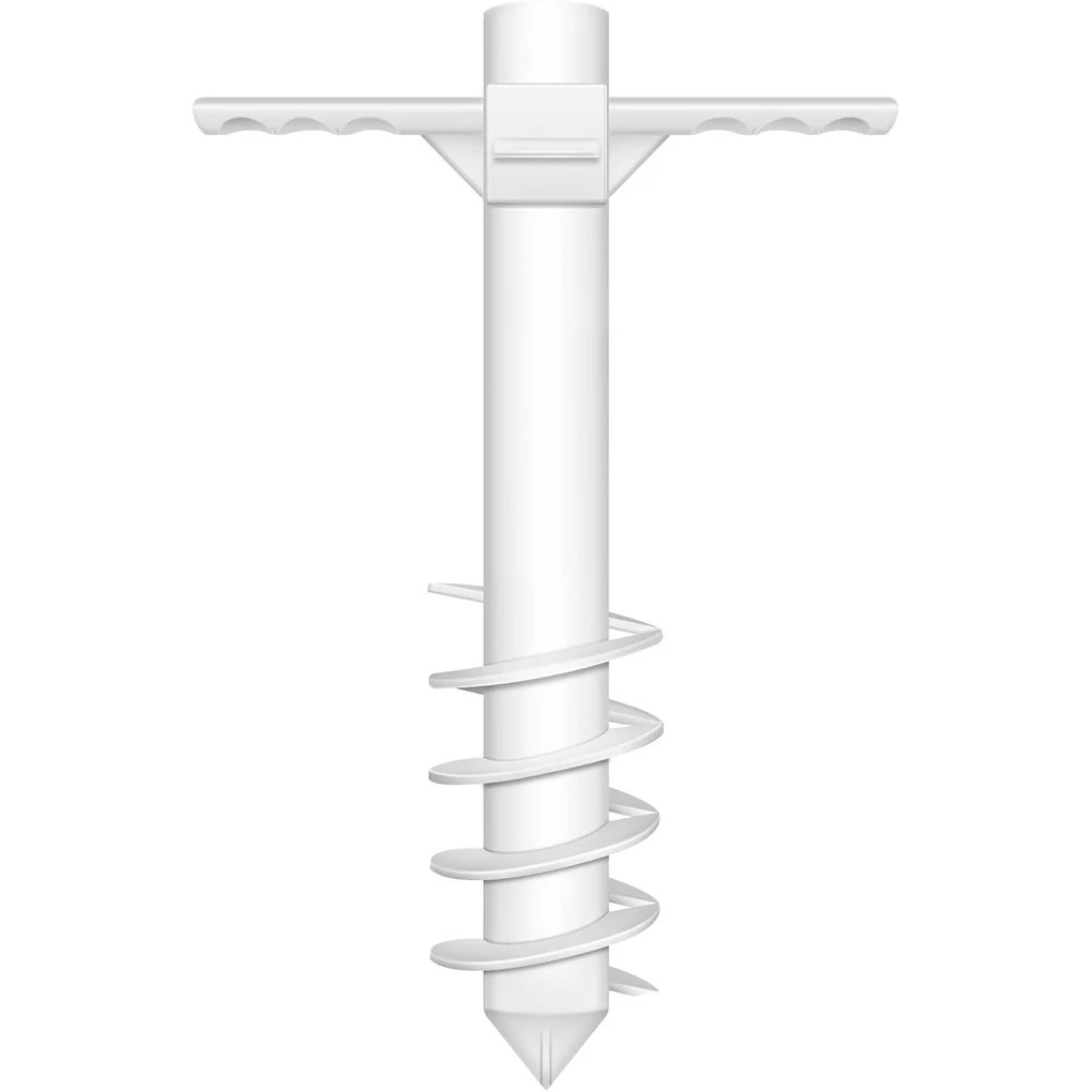 

Beach Umbrella Base Spiral Outdoor Parasol Stand Portable Wind-proof Sun Umbrella Fixing Holder