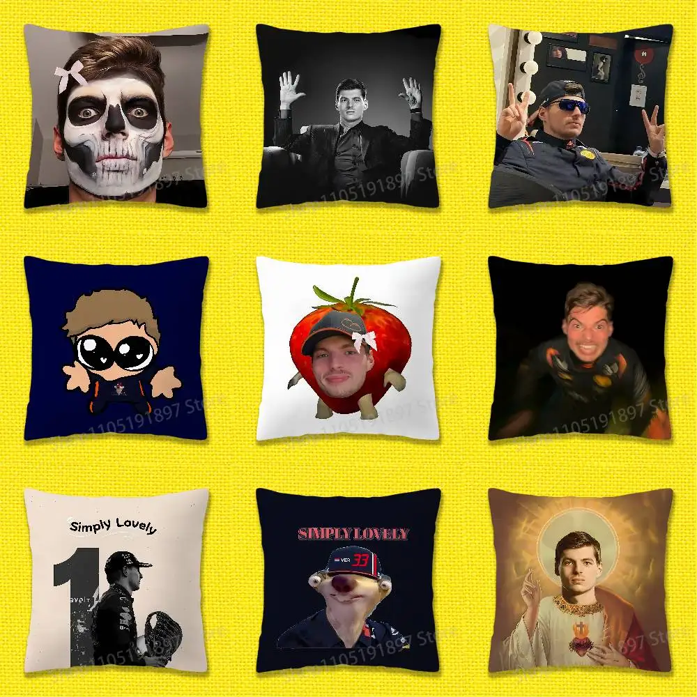 

M-Max V-VerstappenS Throw Pillow Case For 30cm 40cm 45cm 50cm 55cm Square Sofa Pillowcase Shell