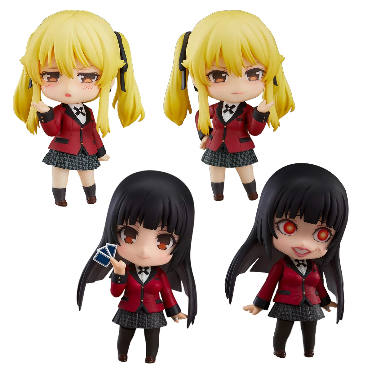 Anime Saotome Meari Figure Gambling Abyss Model Toy Gift PVC 10CM Q Version Jabami Yumeko Action Figure Cute 3 Style Doll