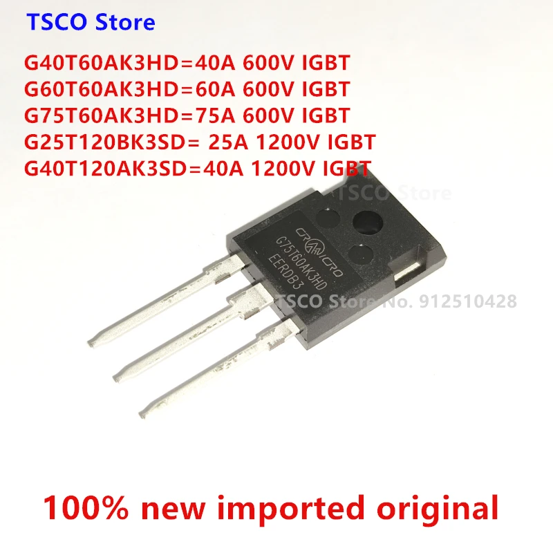 10piece  G60T60AK3HD  100%New Original  60A 600V IGBT