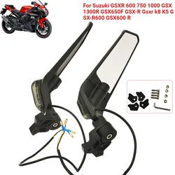 Motorcycle Wind Wing Rearview Mirror For Suzuki GSXR K8 K5 600 750 1000 GSX1300R GSX650F GSX-R GSX-R600 GSX600 R Retroviseurs