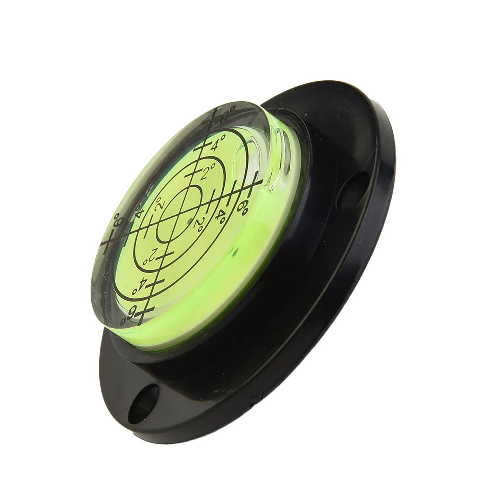 50mm X 12mm Round Spirit/ Level Bubble, 360° Acrylic/ Bullseye/ Leveller For Precision Measuring & Layout Tools