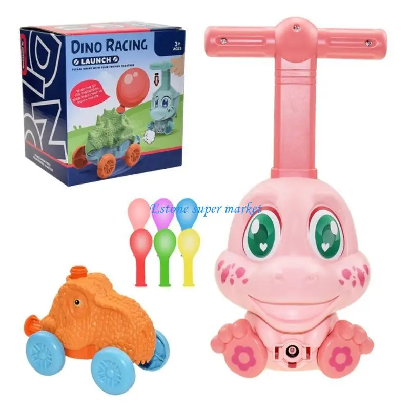 090B Power Balloon Launchers Ballonaangedreven autopomp voor auto's Racer voor creatief voertuig Speelgoedpuzzel Leuk speelgoed