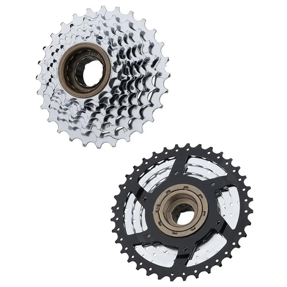 1PCS Bicycle Freewheel 6 7 8 9 10 Speed 11t-36t Mountain Bike High-strength Steel Modified Threaded Flywheel